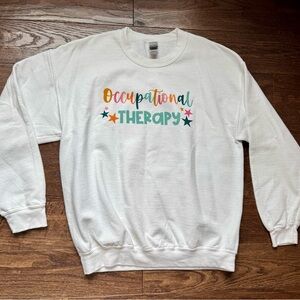 Occupational Therapy White Sweater